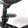 Solar-Powered LED Tail Light for Mountain Bikes - Night Riding Safety Accessory