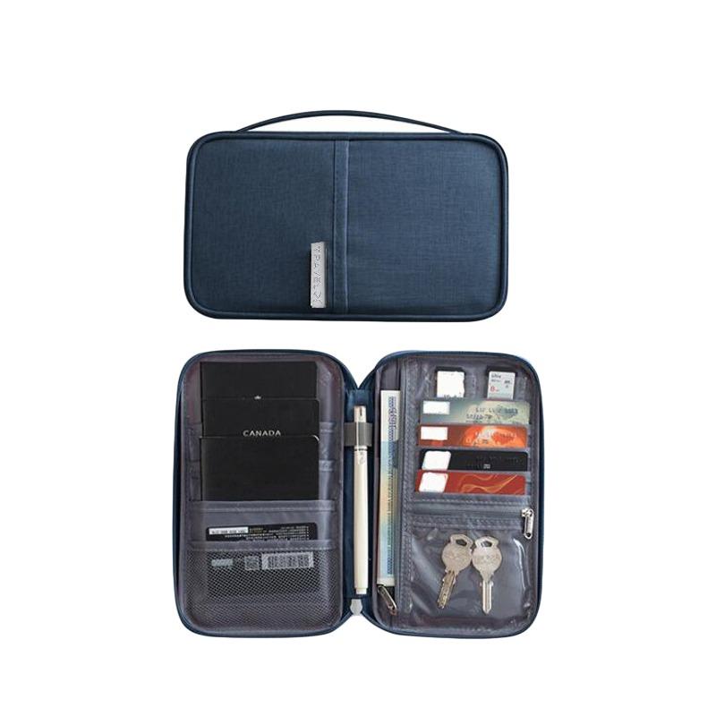 Document Organizer Briefcase A4 Folder Holder Men's Women's Bag Cover Purse Passport Home Safe Functional File Storage Case