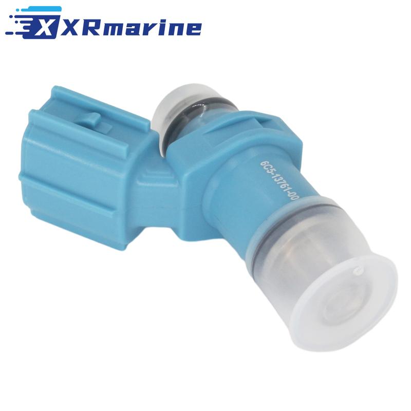 4 Pcs Fuel Injectors 10 Holes 6C5-13761-00 for Yamaha 2 4 Stroke FT F T 40 50 60 70 HP Outboard Engine 6C5-13761-00-00 6C5-13761