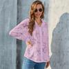 Summer Plus Size Women's Blouse European And American Style Loose Casual Chiffon Shirt Blouse