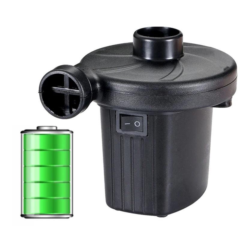 220V/12V Elektrische Aufblaspumpe Schneller Luftfüllkompressor mit 3 Düsen für Auto Camping Rettungsboje Boot Kissen