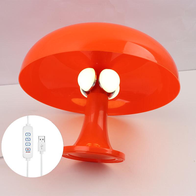Moderne nordische Pilz-Tischlampe - Minimalistisches Nachtlicht für Schlafzimmer und Wohnzimmer