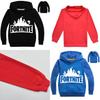 Kids Sleeve Long Hoodie Coat Boys Girls Game Fortnite Printed Sweater Hooded