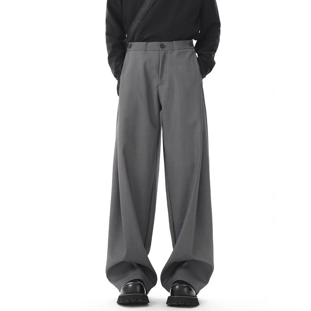 American High Street Wide-leg Trousers Men's Casual Pants Spring New Trendy Brand Loose High-end Ruffian Handsome Drape Pants