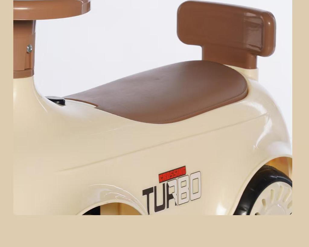 Retro Four-Wheeled Ride-On Twist Scooter for Kids