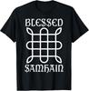 Celtic Samhain Celebration T-Shirt for Wiccan and Halloween Enthusiasts