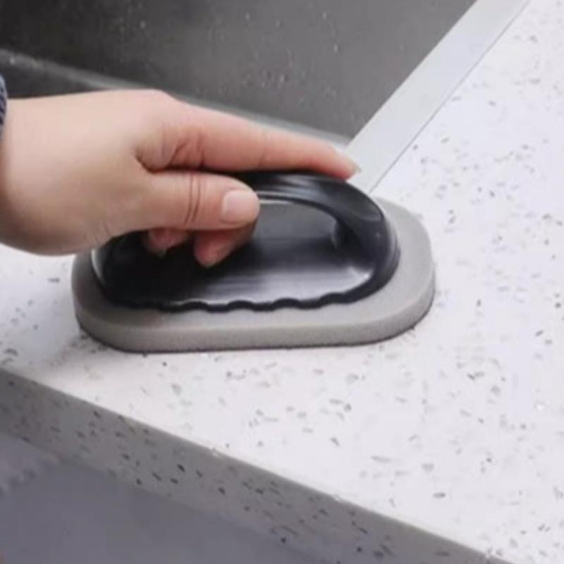 Emery Sponge Scrubber Carborundums Sponge Handle For Effortlessly Cleaning Of Stubborn Stains In Kitchen Bathroom