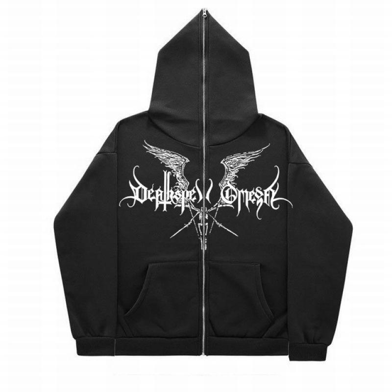 

Винтажные мужские толстовки и свитшоты с молнией на все лицо Butterfly Y2K, женские флисовые толстовки в стиле Хараджук, уличная одежда больших размеров S