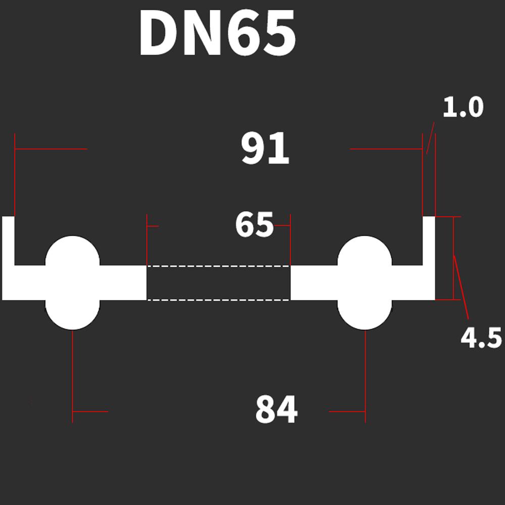 DN10-DN200 DIN Standard 3/4" 1.5" 2" -8" Tri Clamp EPDM Sanitary Seal Gasket Strip Homebrew