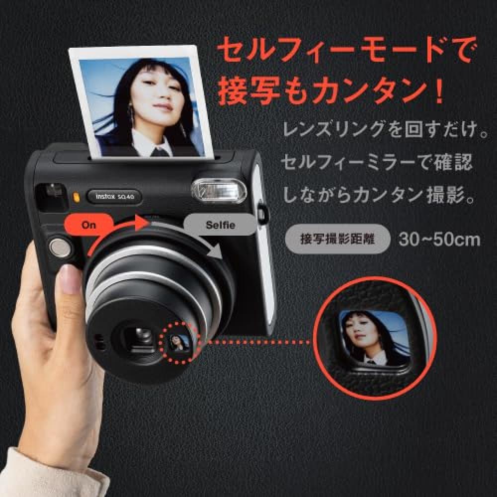 FUJIFILM Instant Camera "Instax Square" instax SQUARE SQ40 Black INS SQ 40