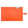Elegant PU Leather Document Folder With Secure Magnetic Buckle Closure And Place Sign Ones Name Pen Storage Folder A4 Folder