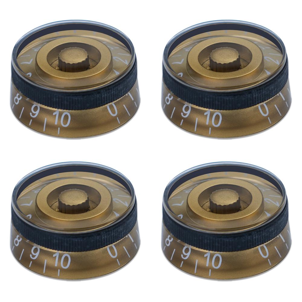 3pcs/4pcs Electric Guitar Knobs Speed Volume Tone Control Knobs Compatible for LP Style Electric Guitar Parts Replacem