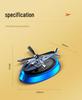 Solar-Powered Rotating Car Essential Oil Air Freshener Ornament