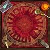 Sacred Geometry Flower of Life Tarot Tablecloth Sun Moon Starry Sky Divination Mat Golden Universe Altar Cloth