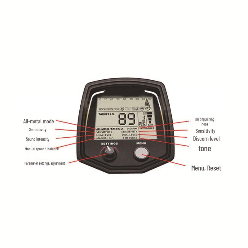 Brangdy T2 Handheld Pulse Digital Metal Detector