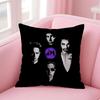 Synth Pop British Band DDepeche MMode Cushion Cover Pillowcase Short Plush Invisible zipper Room Sofa Cushion Cover