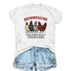 Camiseta Divertida para Mujer - Top Ligero Elástico Casual de Cuello Redondo Manga Corta para Ropa Casual Talla Europea