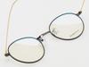 Alloaiweeo [Alo:Ctzen] Ci8709B C2 Beta Titanium Ultra-Light Black/Gold Slim Eyeglass Frame