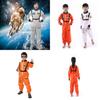 Astronaut Cosplay Costume For Kids Polyester Suit With Space Suit Design For Halloween Parties