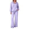 Women's Fashionable Casual Sweatshirt Jacket Set for Fall Winter Comfortable Everyday Wear