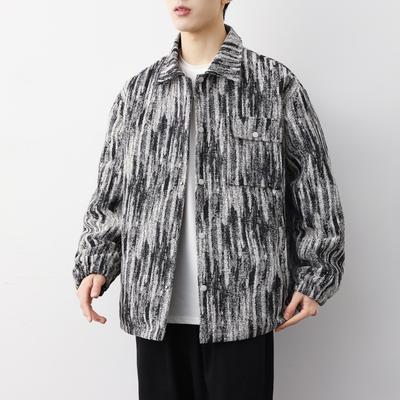 Korean Version of Spring Loose Lapel Men's Youth Casual Jacket Windproof Jacket Trendy Casual