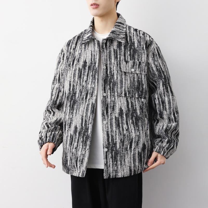 Korean Version of Spring Loose Lapel Men's Youth Casual Jacket Windproof Jacket Trendy Casual