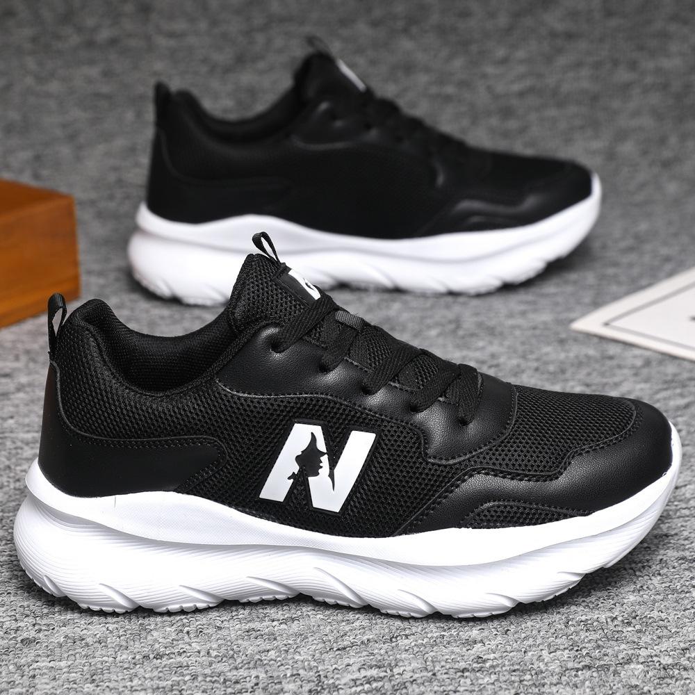 New couple shoes men's and women's sports shoes platform-soled ultra-light running shoes versatile soft-soled breathable cold sticky shoes