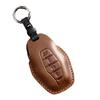 Chery Jetour Handmade Crazy Horse Leather Car Key Cover with Buckle