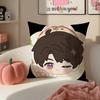 Cartoon Love And Deepspace Sylus Cushion Cover Pillowcase Short Plush Invisible zipper Room Sofa Cushion Cover
