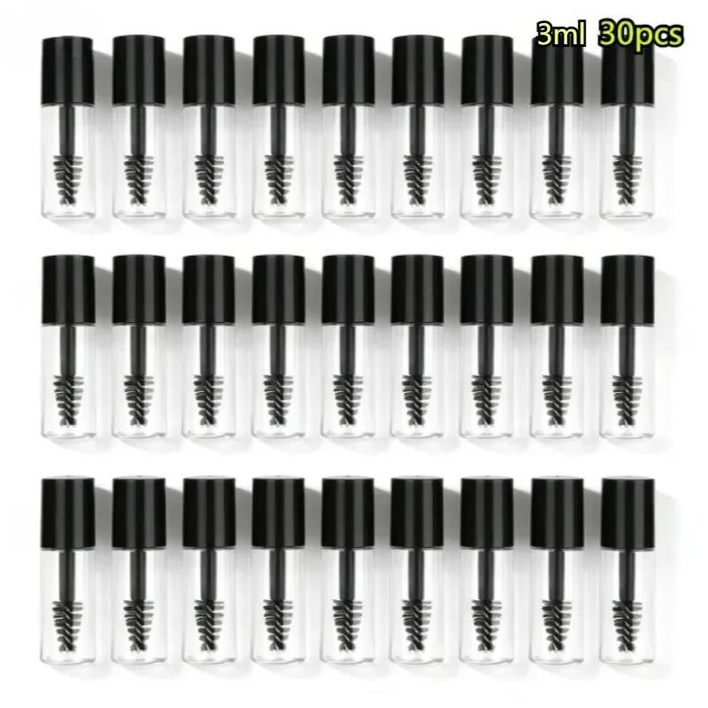 10/30PCS Empty Mini Mascara Tubes and Wand For Castor oil Small Sample Size Eyelash Growth packing Tube container Sample bottle