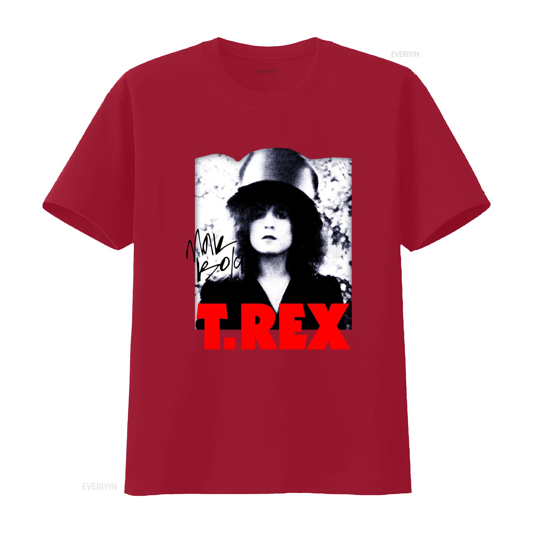 Vintage Marc Bolan T Rex Band Cotton Black Shirt S 5XL DI104 vintage Washed Stretched fashion Unisex streetwear Casual Soft S