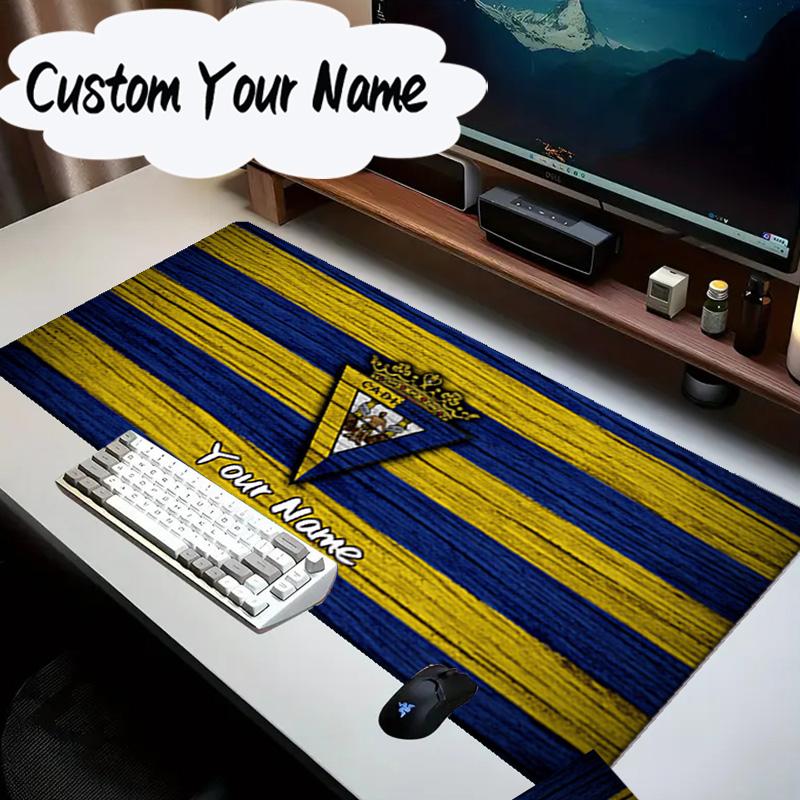 Custom Name Mouse pad Cadiz Cf Badge Design Mouse pad, Gaming Mouse Pad, keyboard pad, Desk Decor for computer notebook Fan Birthday Gift
