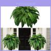 Boston Fern Artificial Plant With Uvresistant Plastic Foliage For Home Decor And Office Space