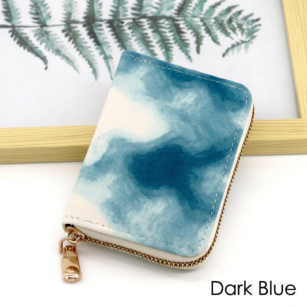 Mini Wallet Eco-Friendly Accordion Card Holder Faux Leather Card Wallet Lightweight Compact Card Holder For Adults Commuting