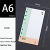 A6 Loose-Leaf Binder Refill: 6-Hole Planner & Budget Notebook Sheets