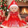 Festival Doll Outfit For 16-18Inch Figure Doll Halloween Christmas Costume Holiday Theme Clothes for Kids Pretend Play