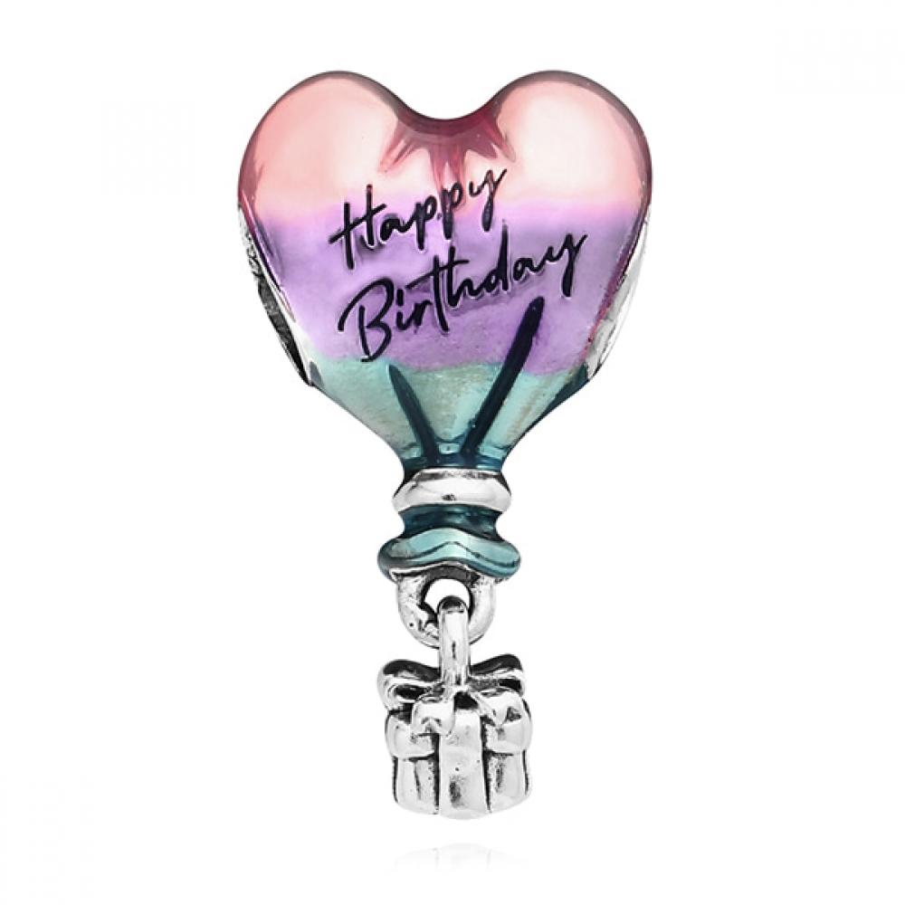 

Pandora 791501c01 Happy Birthday Hot Air Balloon Silver Charm 791501C01