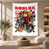 Arazzo Decorativo, Arte da Parete Stampata Roblox, Appeso a Parete Leggero per Sfondo Camera da Letto