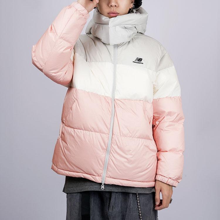 New Balance Winter Warm Puffer Jacket Asia Sizing 'White Pink' Unisex NPA43013-PKZ