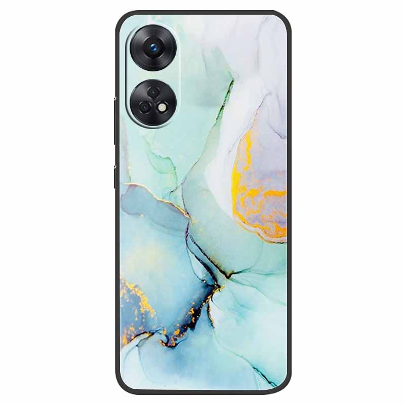 Case For Oppo Reno 8T Cover Black Silicone Soft Phone Back Cases for Oppo Reno8 T 4G Fundas Reno8T CPH2481 6.43" Lovely Fundas