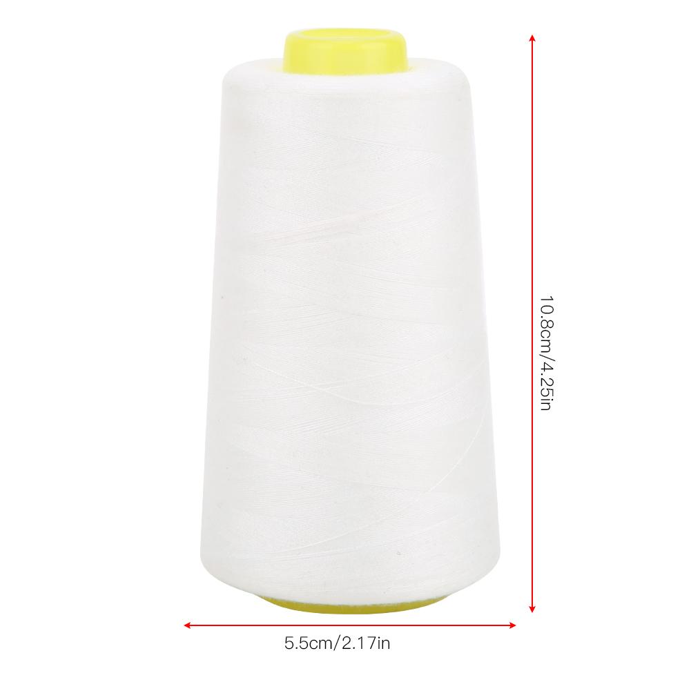 4PCS High Grade Polyester Thrd Sewing NaMachine Accessories Needle Thrd 3000 Yards for Clothes(Black )