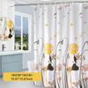 1Pc Shower Curtain Waterproof PEVA DIY With Hooks Thickening Bathroom Decor 180*180CM