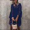 2026 Cross-border Summer New European and American Women's Clothing Amazon Dress Ethnic Style Lace Flower Temperament Small Fragrant Short Skirt