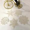 Vintage Lace Table Mats, Hollow Embroidery Coasters, Shooting Decorations, Soft Cotton Home Fabrics, Snowflakes, Stars