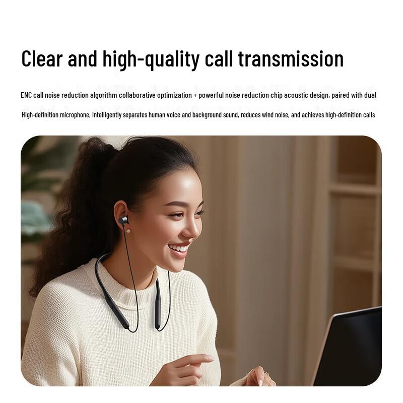 Lanston BS21 Bone Conduction Neckband Bluetooth Headset