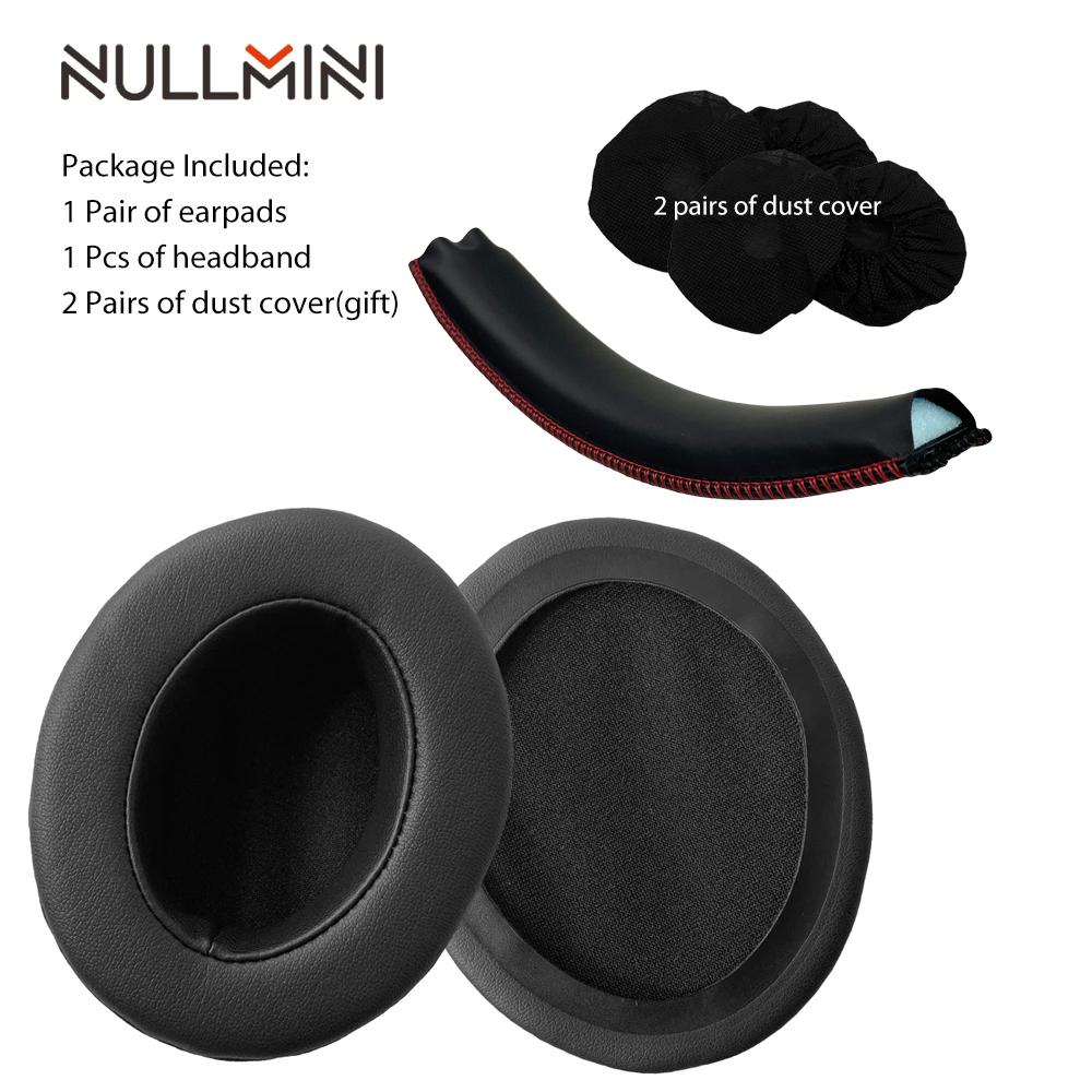 NullMini Replacement Earpads for HyperX Cloud Revolver Revolver S Headphones Headband Earmuff Sleeve Headset
