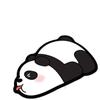 Cute Panda Diatom Mud Bathroom Cushion Toilet Shower Absorbent Foot Mat Toilet Door Quick Drying Mat