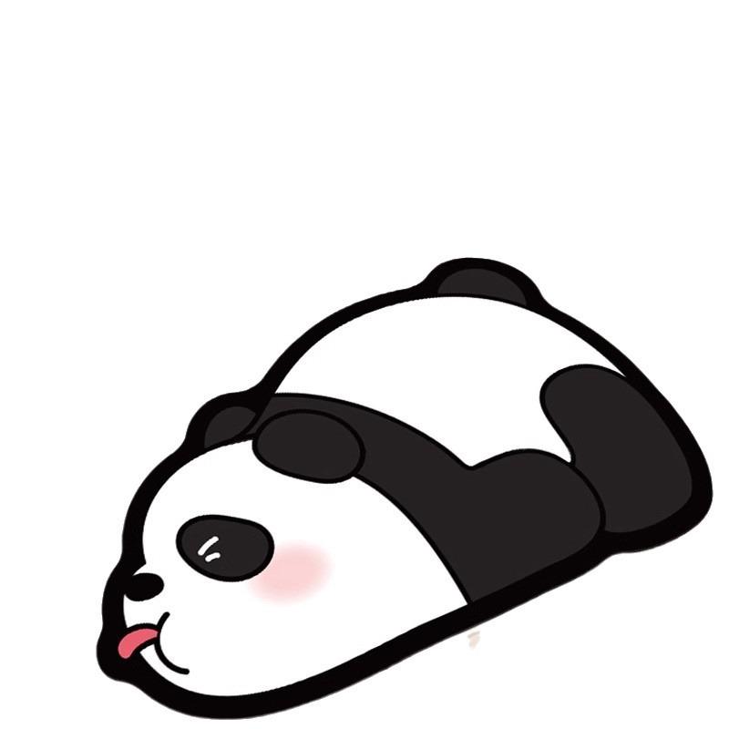 Cute Panda Diatom Mud Bathroom Cushion Toilet Shower Absorbent Foot Mat Toilet Door Quick Drying Mat
