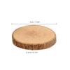 1Set Wood Slices Round Bark Shapes 3-4Cm DIY Handmade Wedding Decor Photo Props Wall Decoration Crafts Wooden Circles