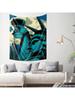 Pop Art Statue of Liberty Tapestry New York Themed Home Decor Unique Wall ArtS